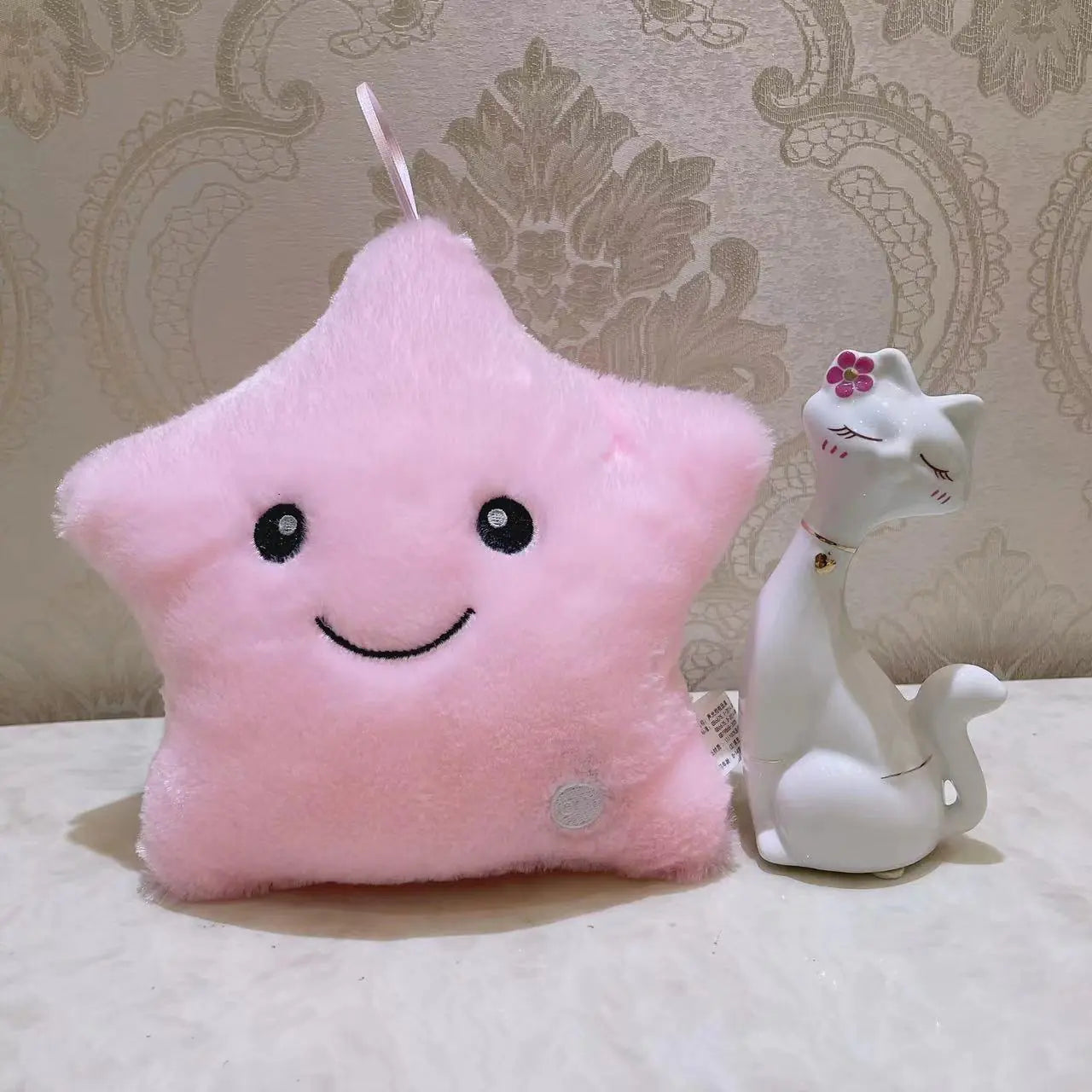 Star Shaped Pillow Pink