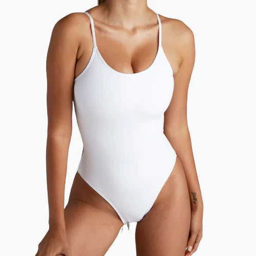 Shapewear Swim Suit White L