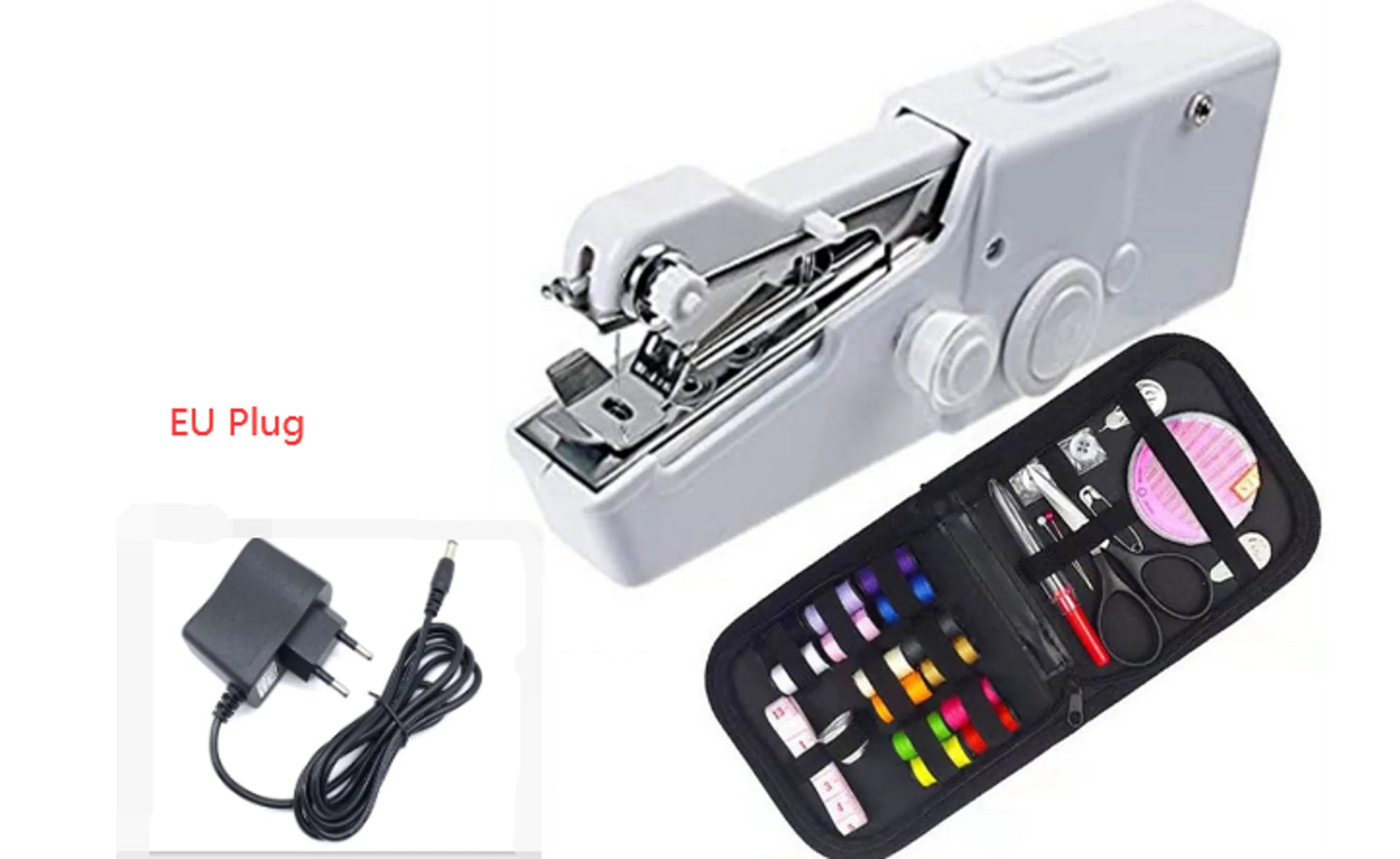 Mini Hand Sewing Machine Set 4 EU Plug