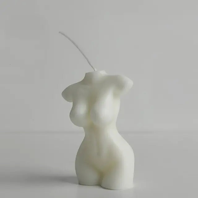 Artistic Body Candles White 10.5CM