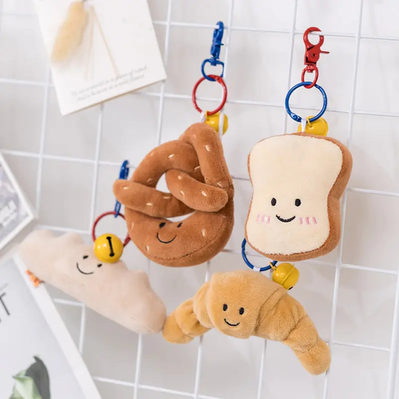 Cartoon Figure Bread Plush Toy