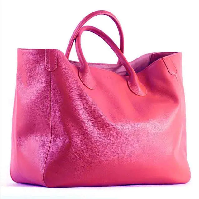 Oversize Tote Bag for Women Hot Pink about 41cm-21cm-34cm