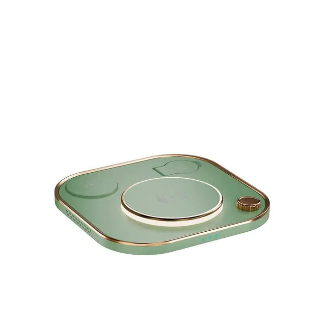 4 in 1 Wireless Charger Pad with Lamp Green