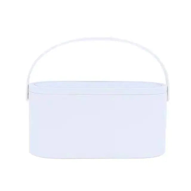 Portable Makeup Organizer Box White