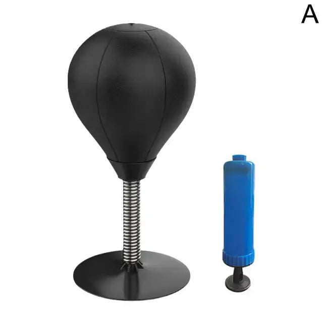 Desk Punching Stress Relief Ball Black