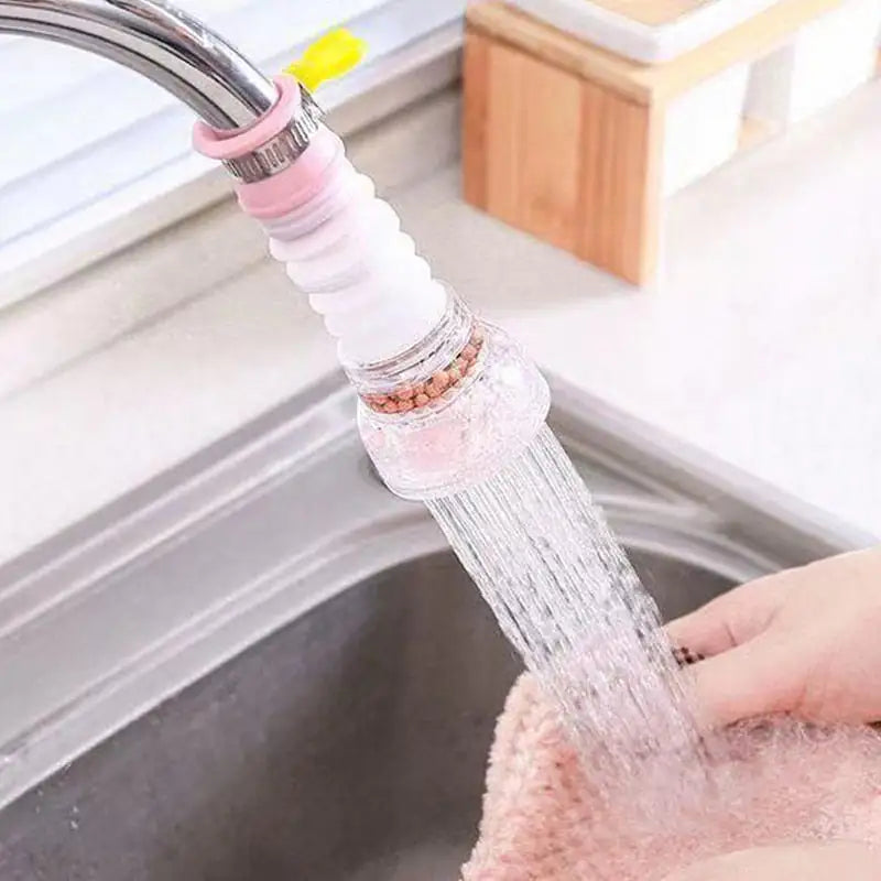 360° Rotating Faucet Tap Extender Pink 1