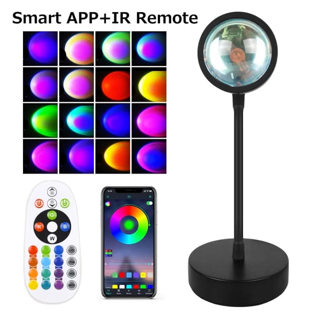 Sunset Projection Night Light Smart APP and Remote