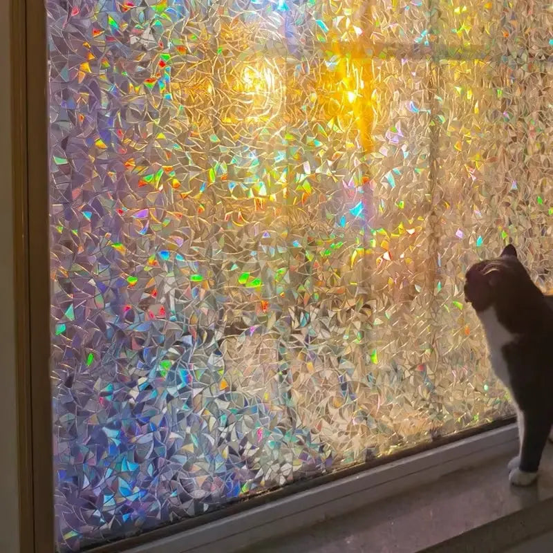 3D Rainbow Window Glass Sticker