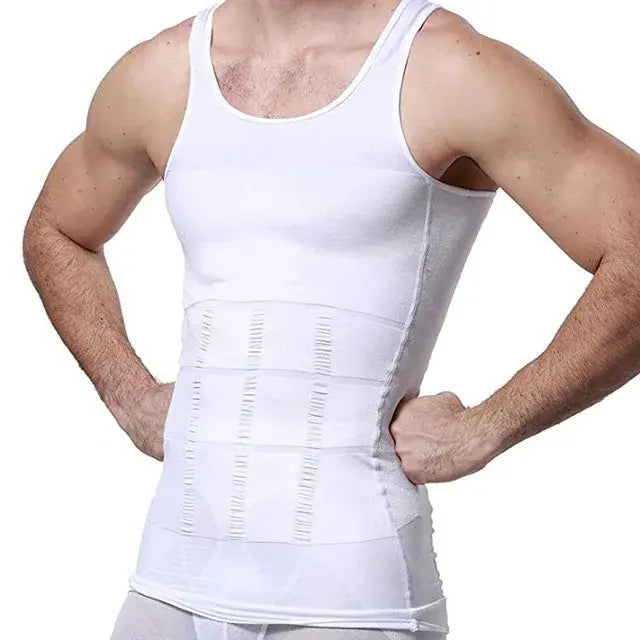 Men's Slimming Body Shaper White XL