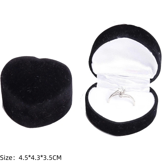 Wholesale Engagement Velvet Earring Ring Packaging Box SKU-07 5x4.5x4cm