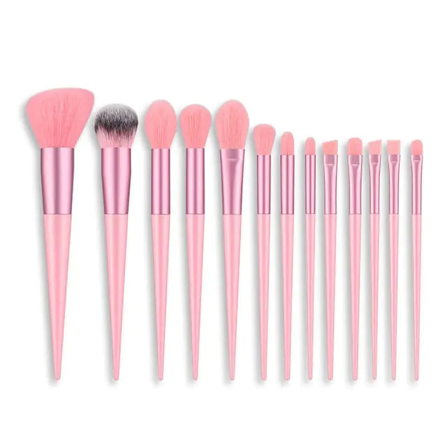 13Pcs Soft Fluffy Makeup Brushes Set 13Pcs -no bag 14