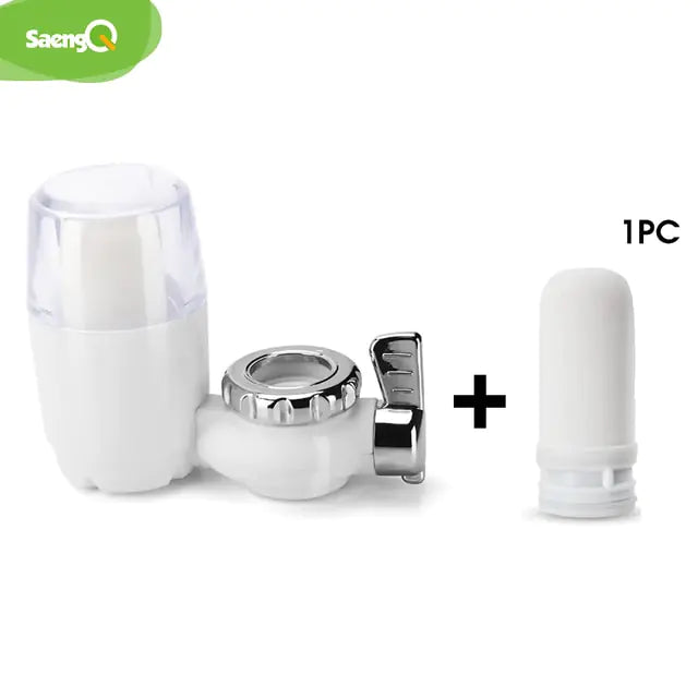 SaengQ Water filter Water Purifier Clean Kitchen Faucet Washable Ceramic Percolator Filtro Rust Bacteria Removal Water Tap SLT107-1pc