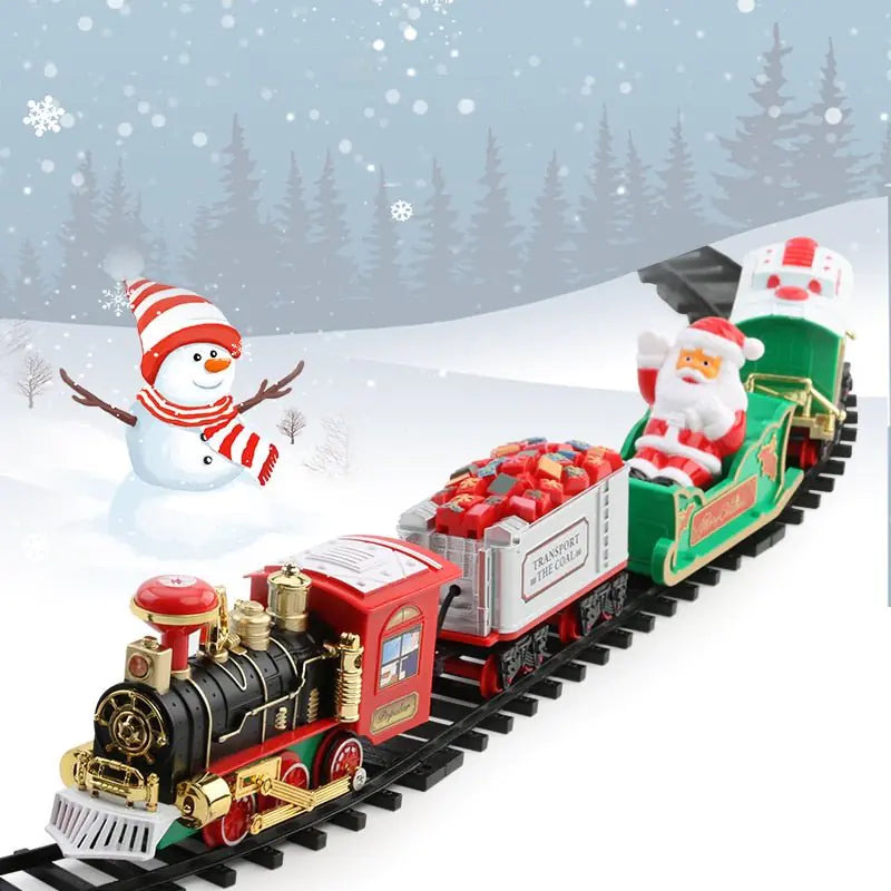 Electric Christmas Tree Train Set