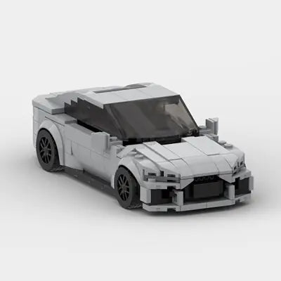 Building Blocks Racing Sports Vehicle White M03058A