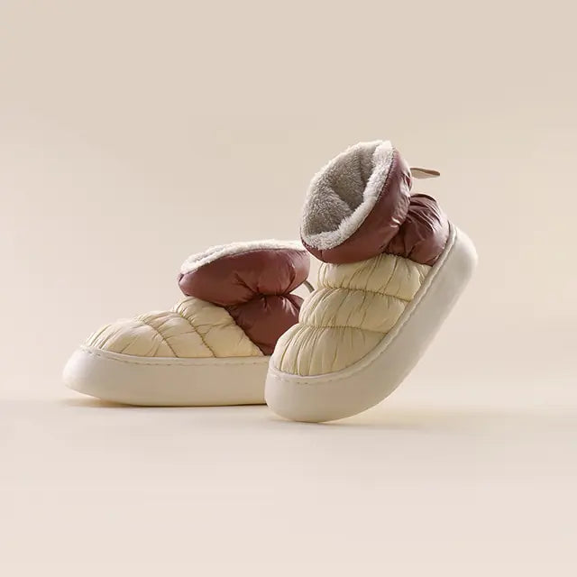 New Style Unisex Plush Lining Shoes Cream-01 38-39(Foot 240mm)