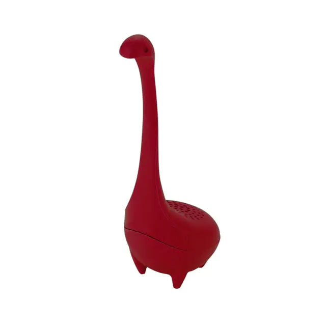 Nessie Tea Infuser with Handle Red