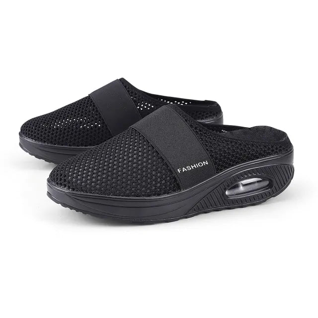 Comfortable Walking Shoes Black 40