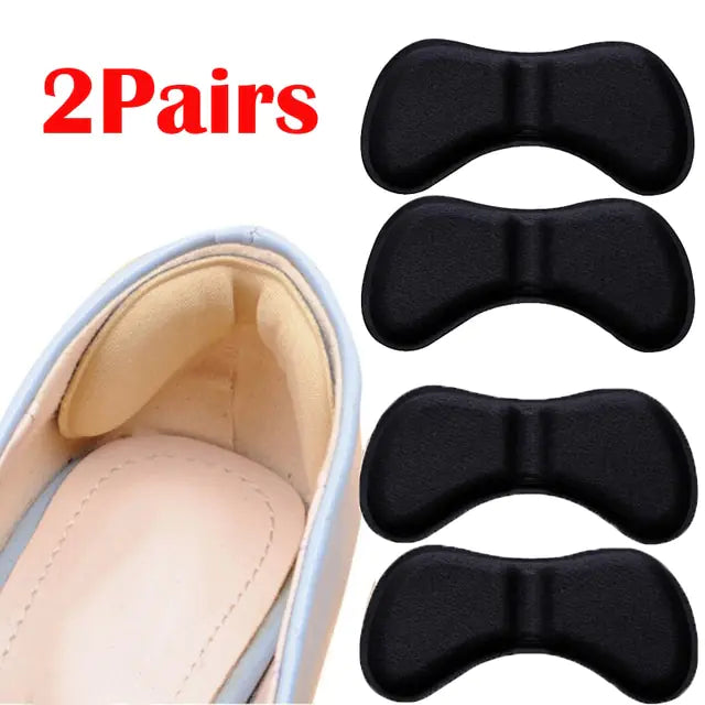 Insoles Patch Heel Pads Black 2pairs