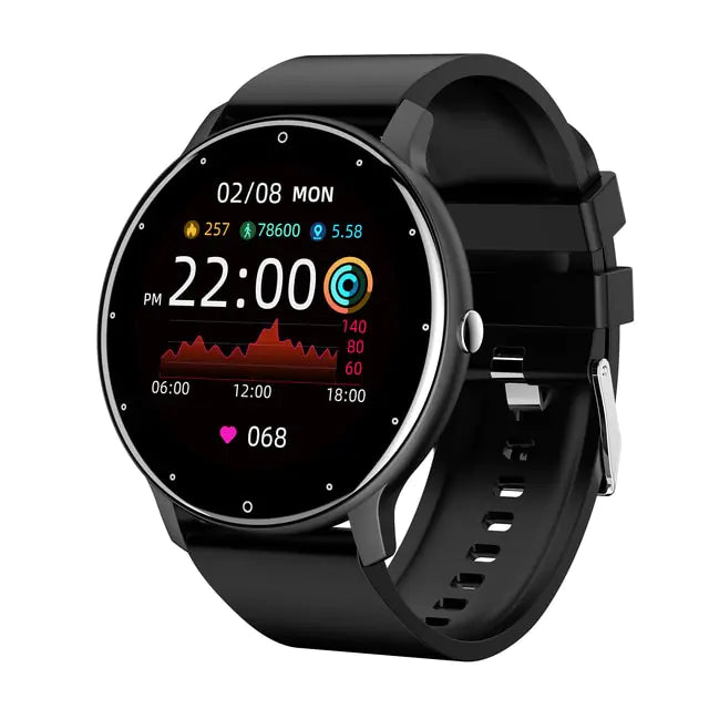 Unisex ZL02 Smart Watch Black