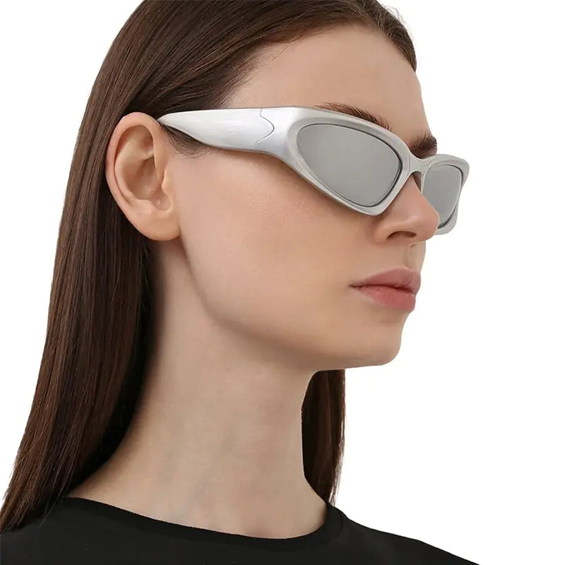 Wrap Around Oval Sunglasses UV400