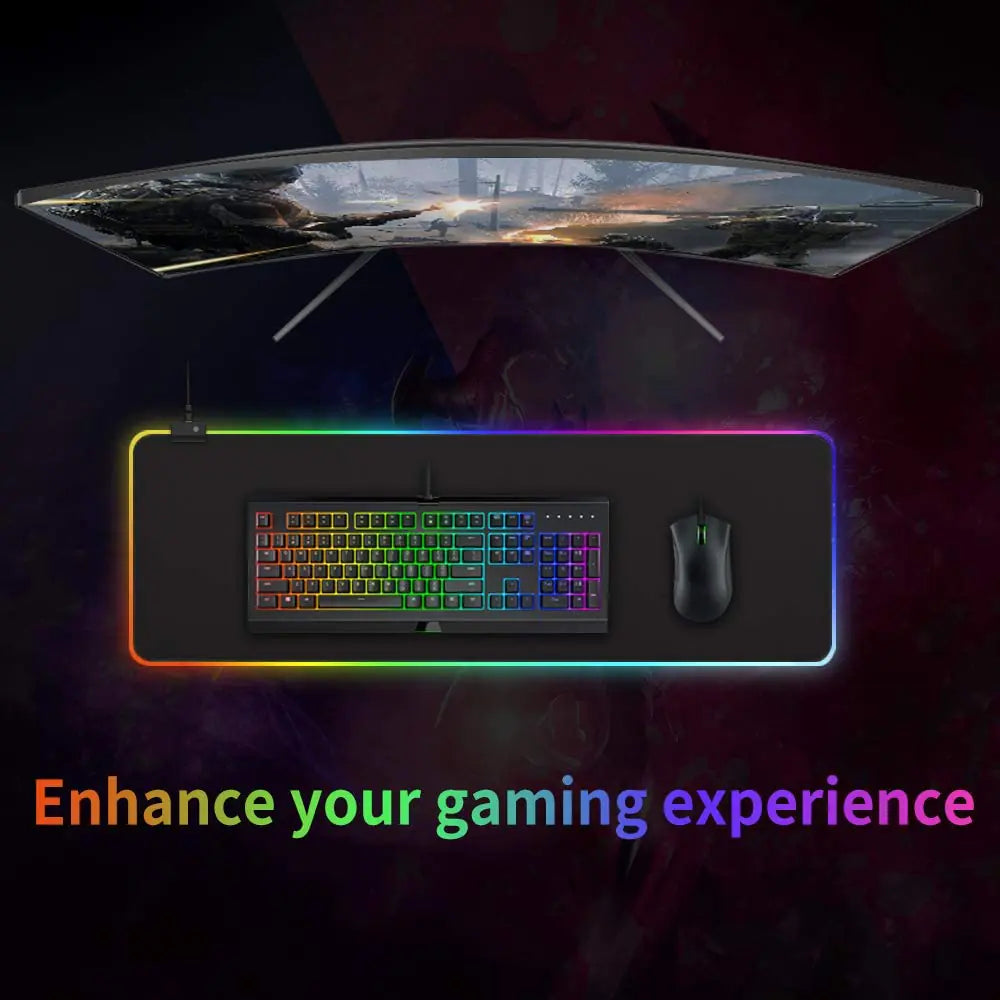 Gamer LED Mouse Pad Waterproof