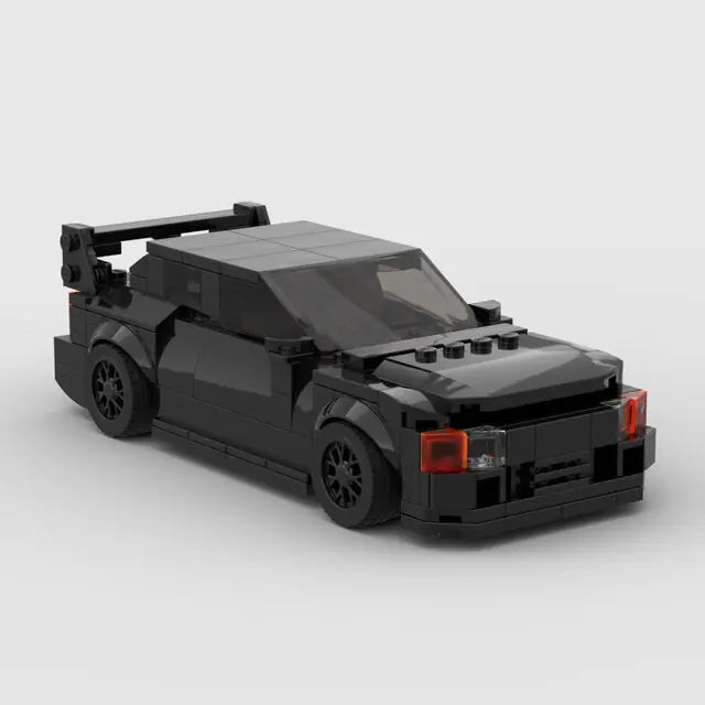 MOC Brick Racing Sports Car Black