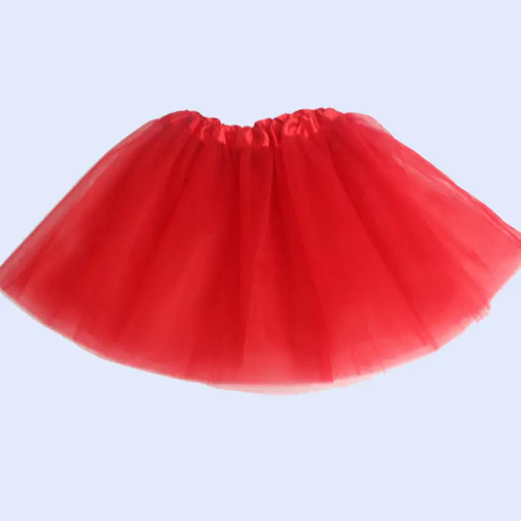 Half Length Skirt Tutu Red One size