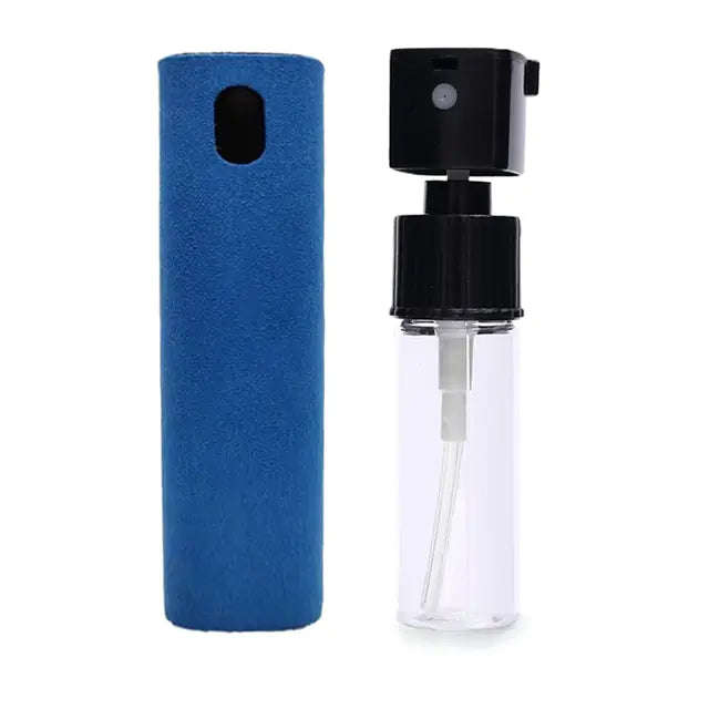 2 In 1 Phone Screen Cleaner Spray Blue 1pc