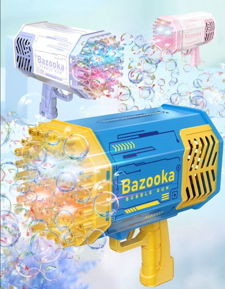 Bubble Spraying Toy Gun Blue