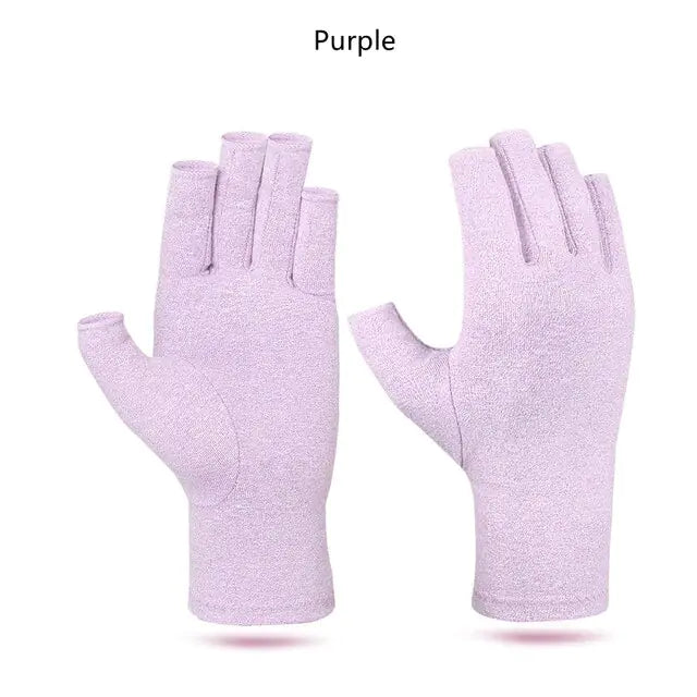 Compression Arthritis Gloves Purple