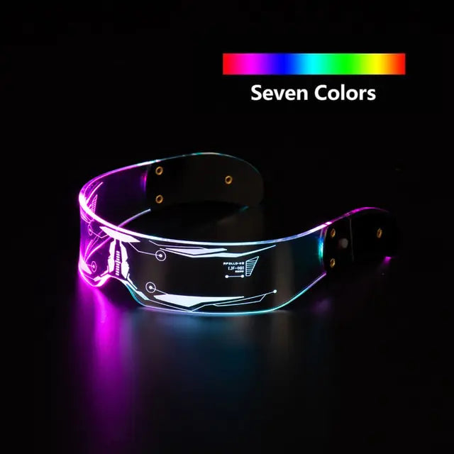 Neon Party LED Luminous Glasses Purple