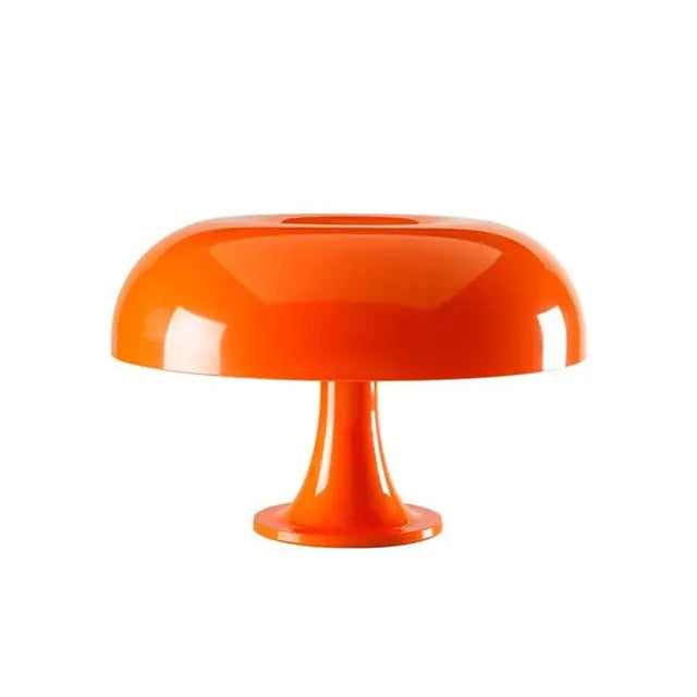 Designer LED Mushroom Table Lamp Orange