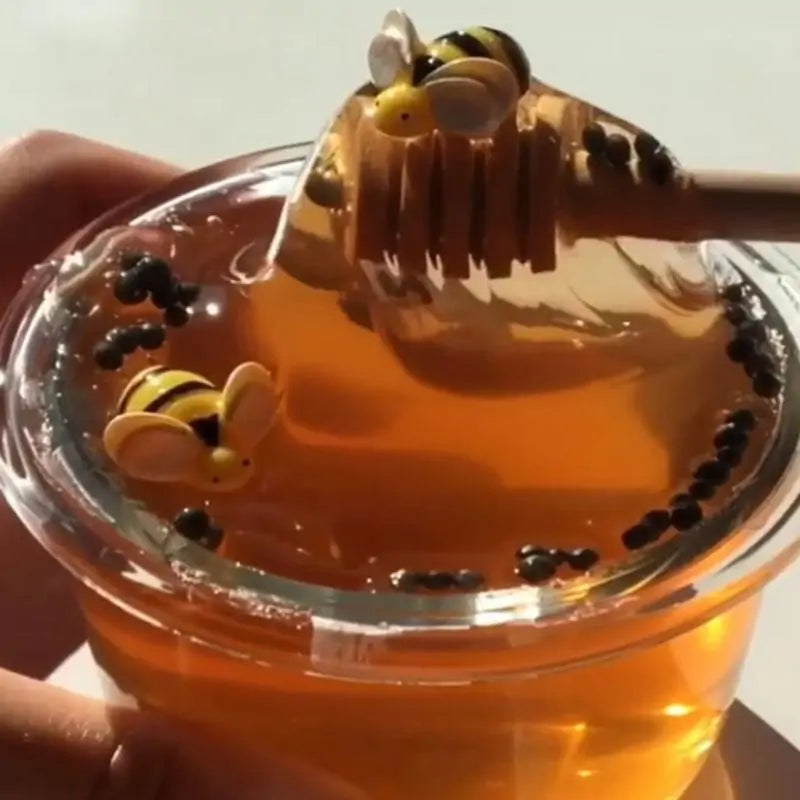 Kryształowy szlam pszczół miodowych