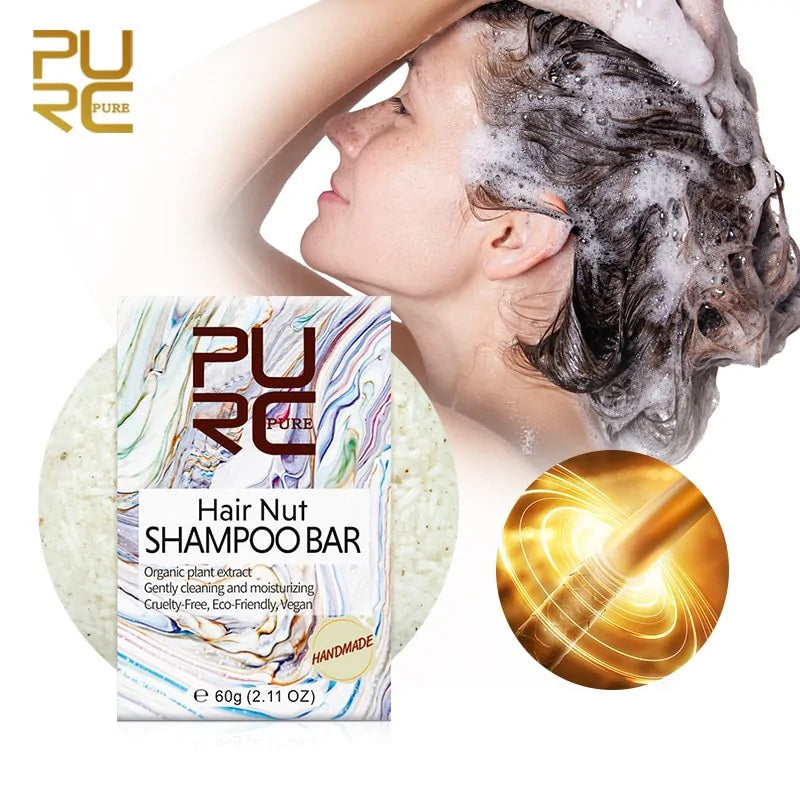 PURC Antidandruff Shampoo Bar: Vegan, Cold Processed, Organic Handmade Extract