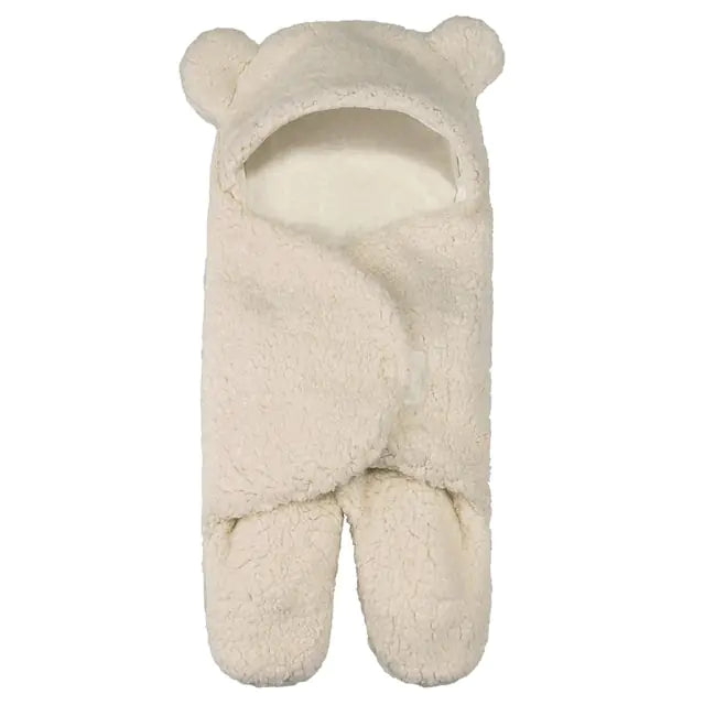 Ultra-Soft Baby Sleeping Bag Dirty White 0-3 Month