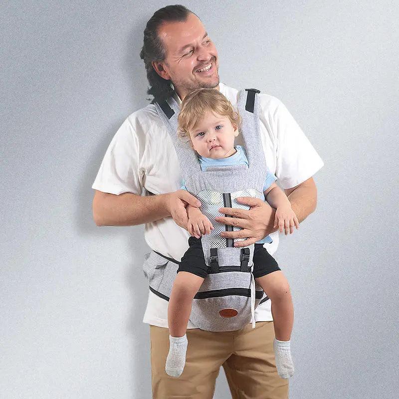 Siège de hanche et écharpe pour bébé avec rangement