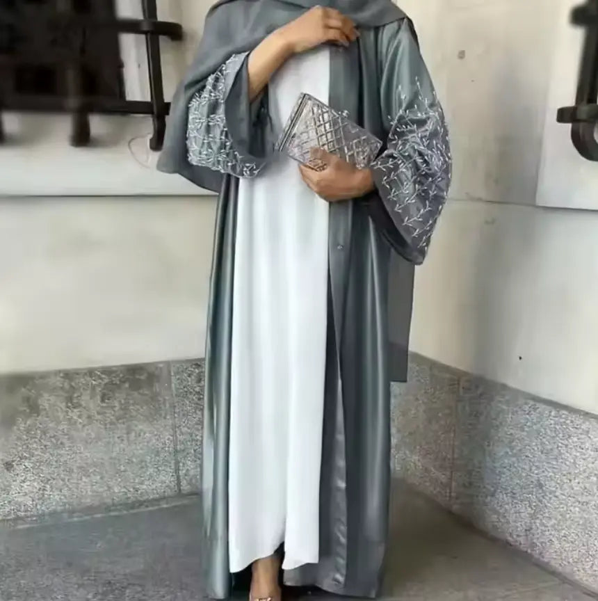 Perłowa Dubajska Abaya