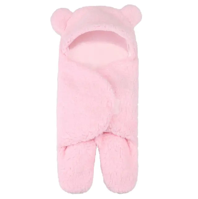 Ultra-Soft Baby Sleeping Bag Pink 3-6 Month