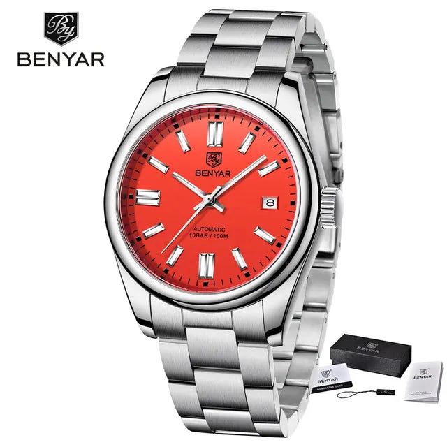 2023 Introducing the Benyar New Luxury Men's Mechanical Watches, where sophistication meets precision craftsmanship Rot