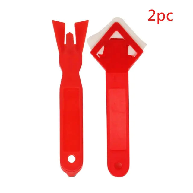 5-in-1 Silicone Sealant Finisher Kit Red 2 Pieces