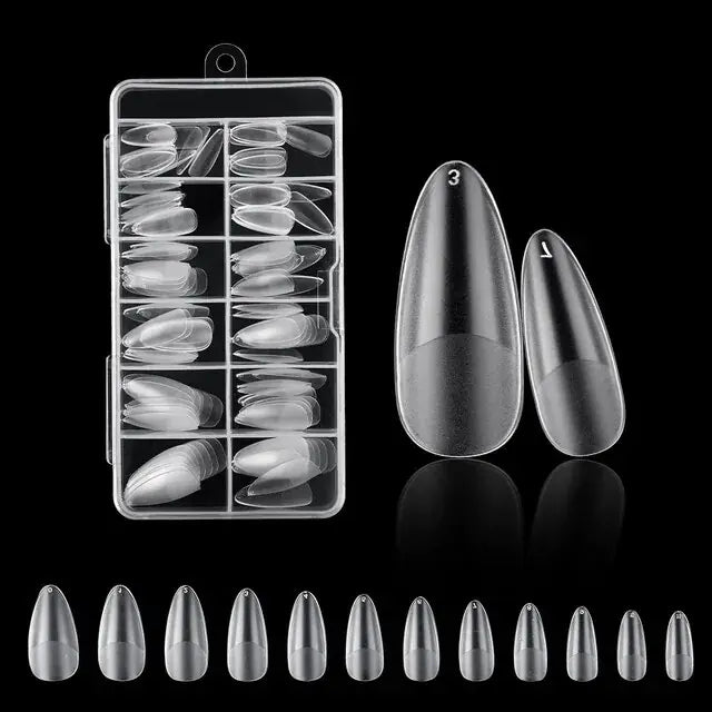 120Pcs Fake Nails American Capsule Gel X Coffin QYW11-120PCS