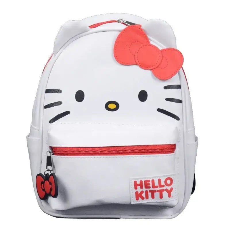 Red White Bow Backpack Bag