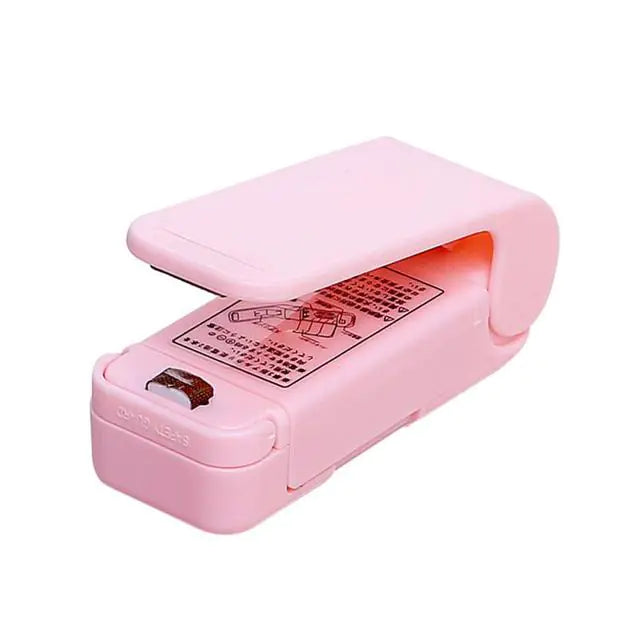 Portable Bag Heat Sealer Pink