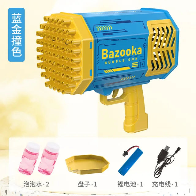 Bubble Maker 69-hole Bazooka Bubble Gun Multicolor