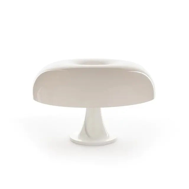 Designer LED Mushroom Table Lamp White