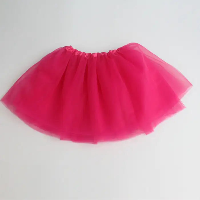Half Length Skirt Tutu Rose Red One size