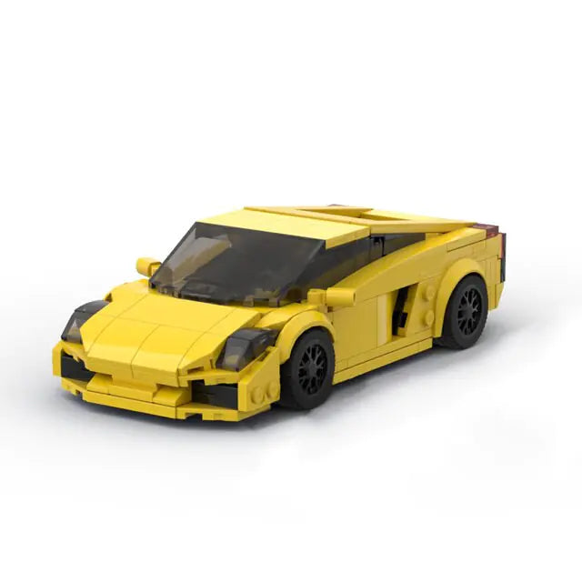 Champion Blocks Retro Cars Yellow Gallardo