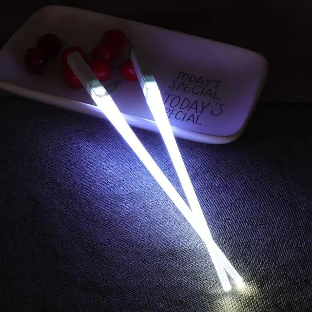 1 Pair LED Lightsaber Chopstick White 1 Pair