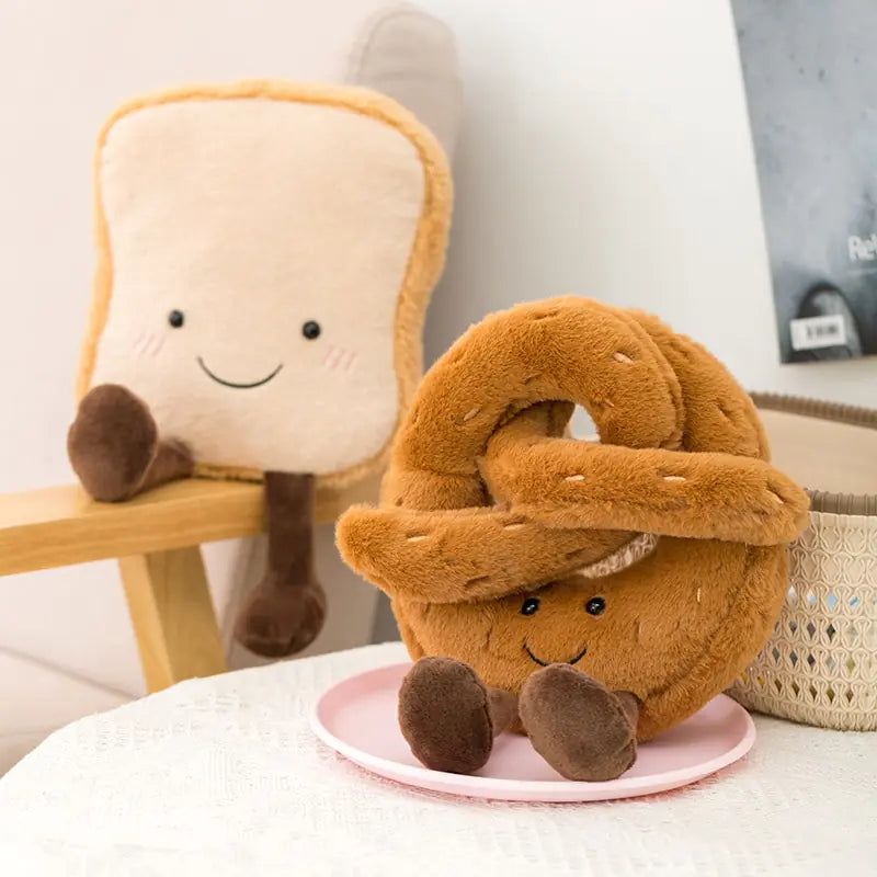 Cartoon Figure Bread Plush Toy