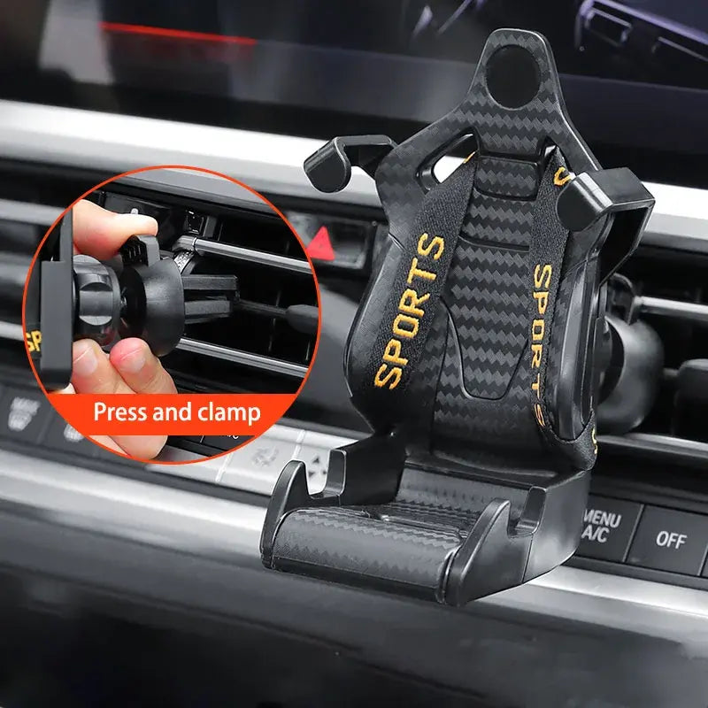 Car Racing Seat Phone Holder